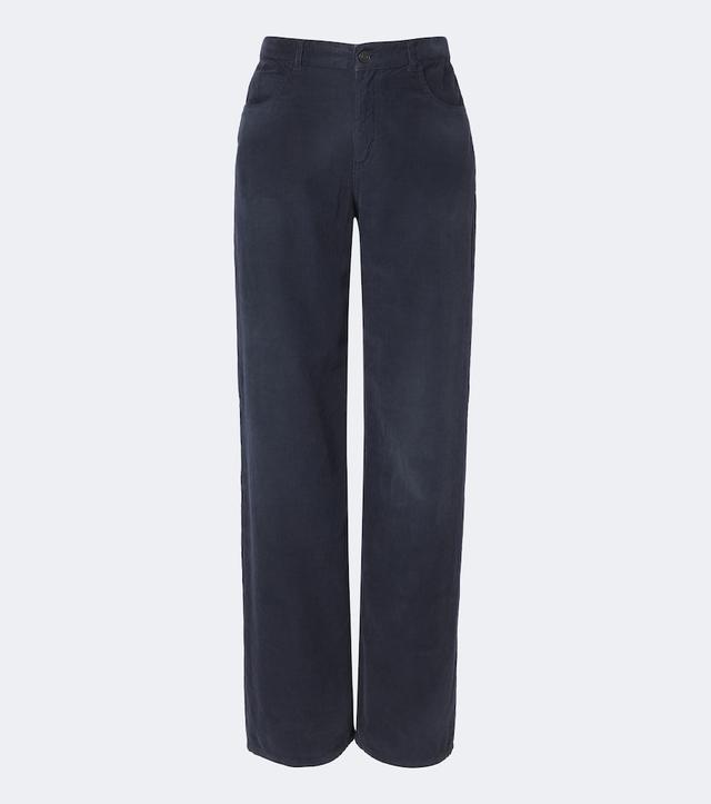 The Row Eglitta cotton corduroy wide-leg pants