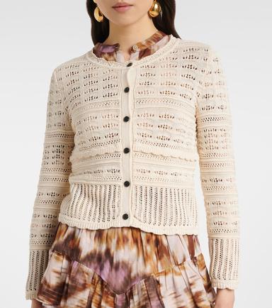 Marant Étoile Ajaline cotton cardigan | Thumbnail 4