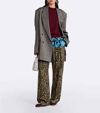 Dries Van Noten Leather-trimmed suede sneakers | Thumbnail 5 Dries Van Noten Leather-trimmed suede sneakers | Thumbnail 5