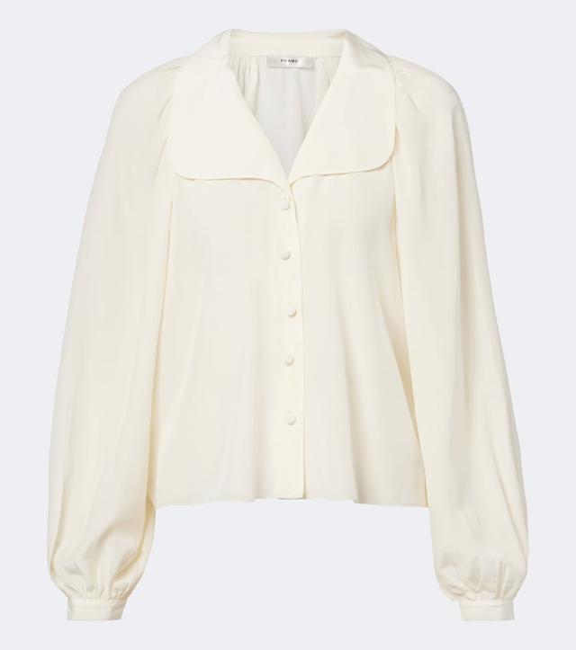 Frame Gala silk georgette blouse