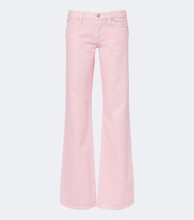 Frame Gray wide-leg jeans