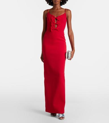 Rebecca Vallance Precious bow-detail crêpe bustier gown | Thumbnail 2 Rebecca Vallance Precious bow-detail crêpe bustier gown | Thumbnail 2