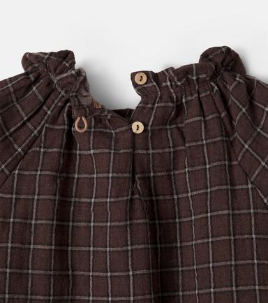 Cozmo Artis ruffled cotton flannel top | Thumbnail 3