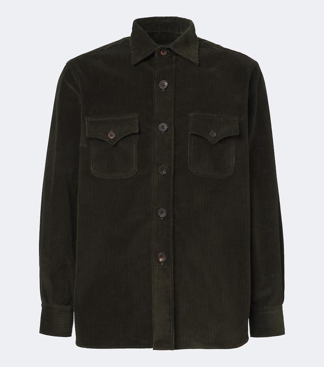 Rubinacci Cotton corduroy overshirt