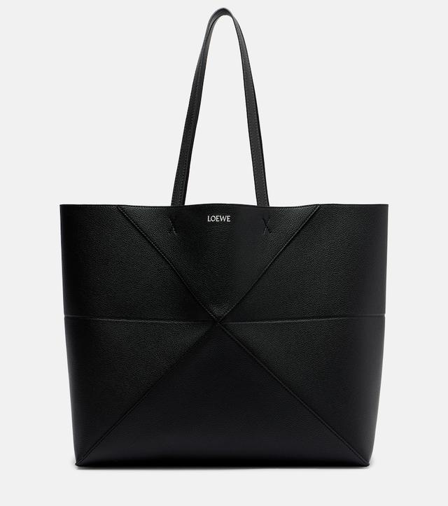 Loewe Puzzle Fold Large leather tote bag
