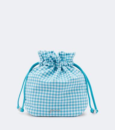 Ganni Bou checked pouch | Thumbnail 1