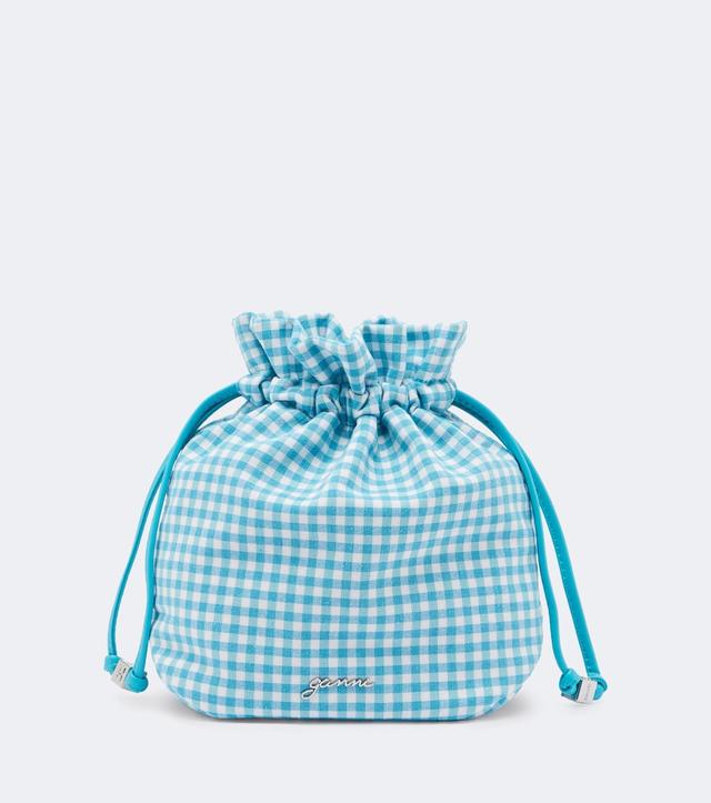 Bou checked pouch