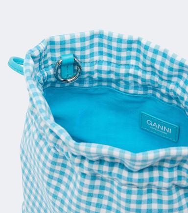 Ganni Bou checked pouch | Thumbnail 2
