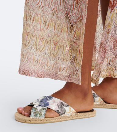Missoni Harlow lamé espadrille sandals | Thumbnail 6