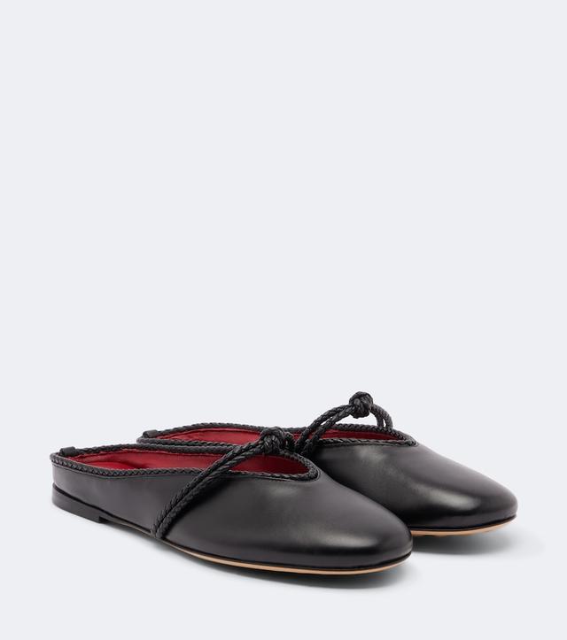 Bottega Veneta Lucia leather mules