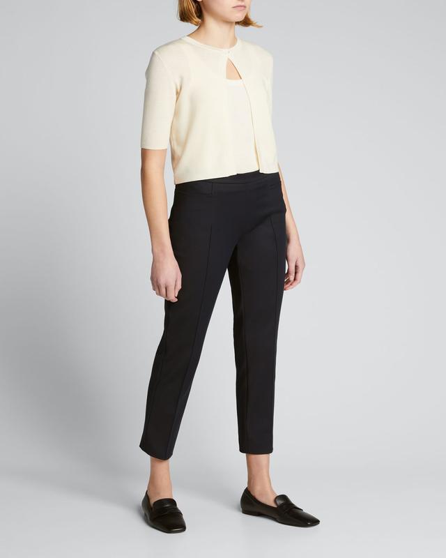 Franca Mid-Rise Cropped Pants