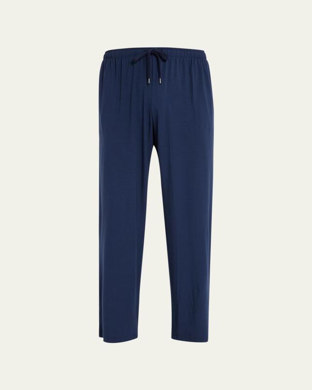 Derek Rose Jersey-Knit Lounge Pants, Navy