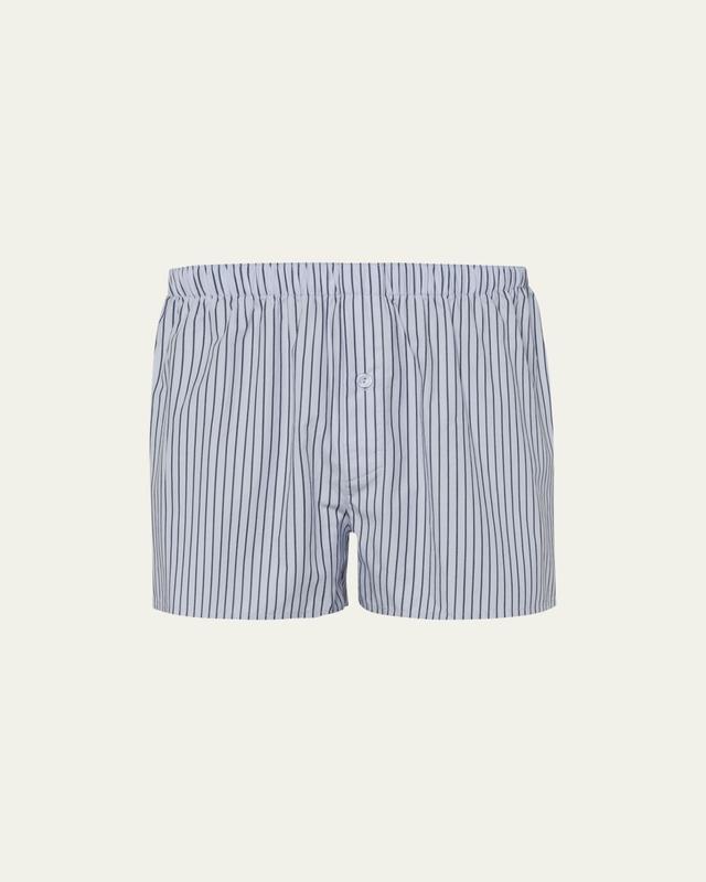 Hanro Men's Fancy Woven Cotton Boxers