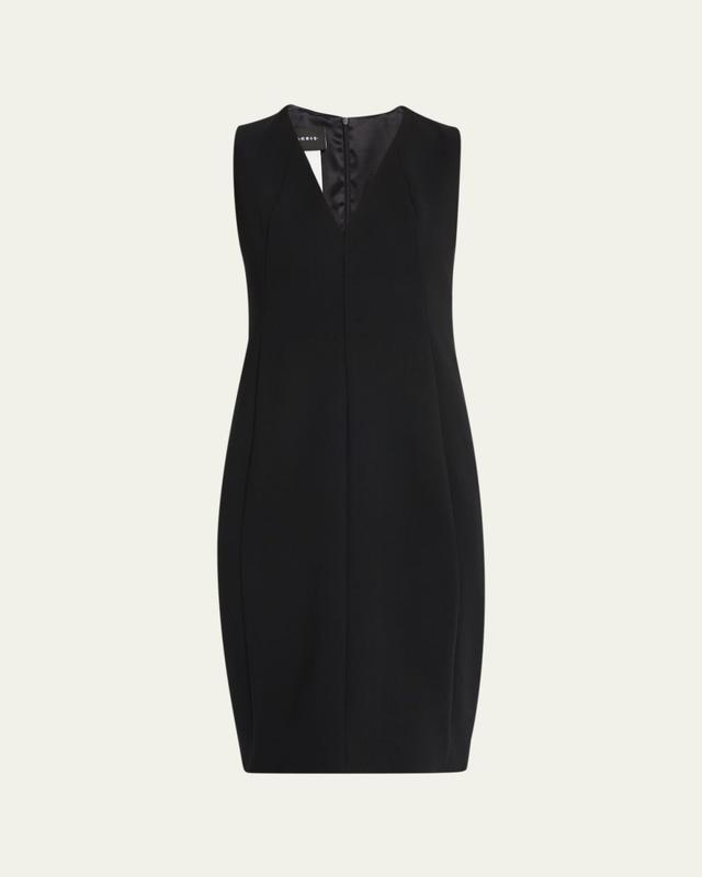 Akris Sleeveless V-Neck Dress