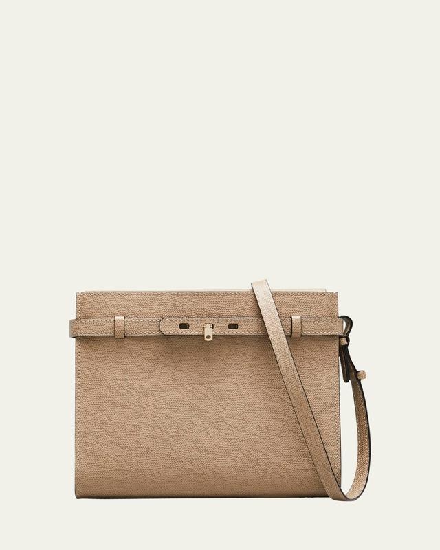 Valextra B-Tracollina Leather Shoulder Bag