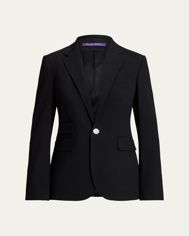 Parker Wool Crepe Jacket