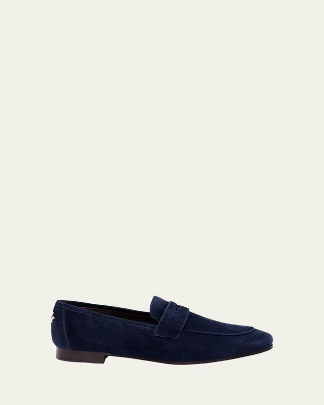 Bougeotte Suede Slip-On Penny Loafers