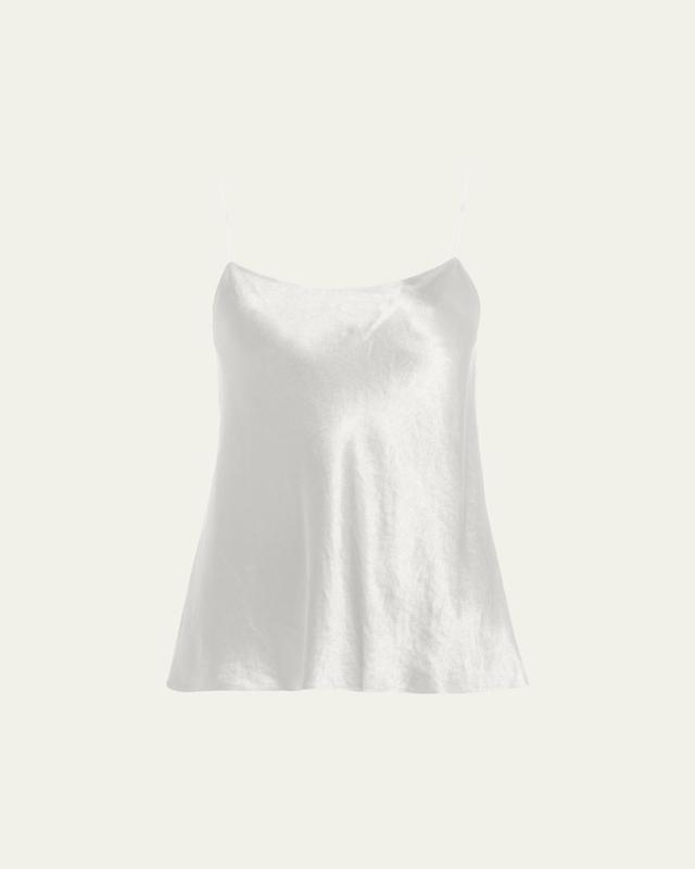 Satin Scoop-Neck Cami