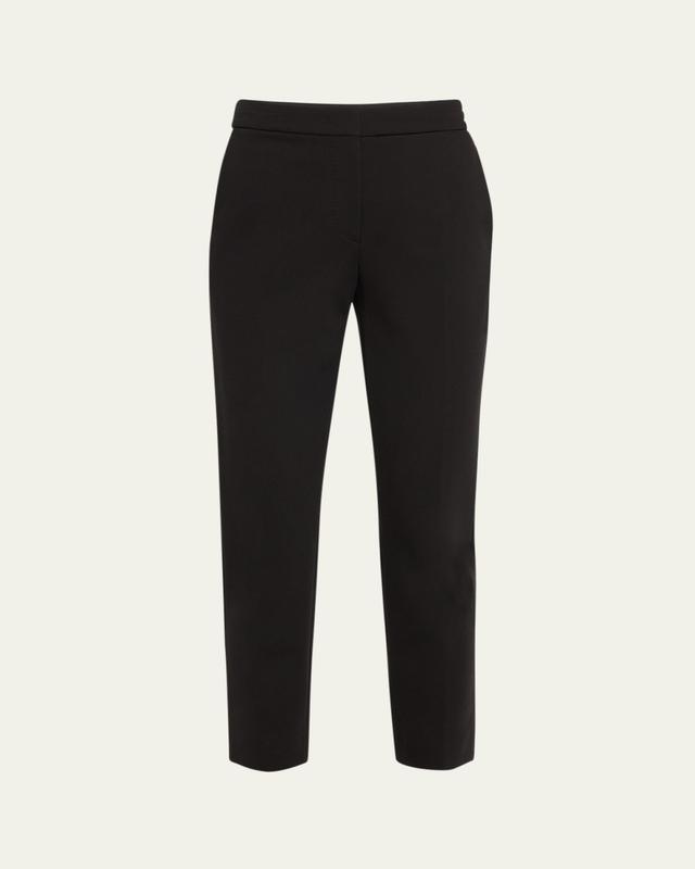 Pegno Jersey Straight-Leg Ankle Pants