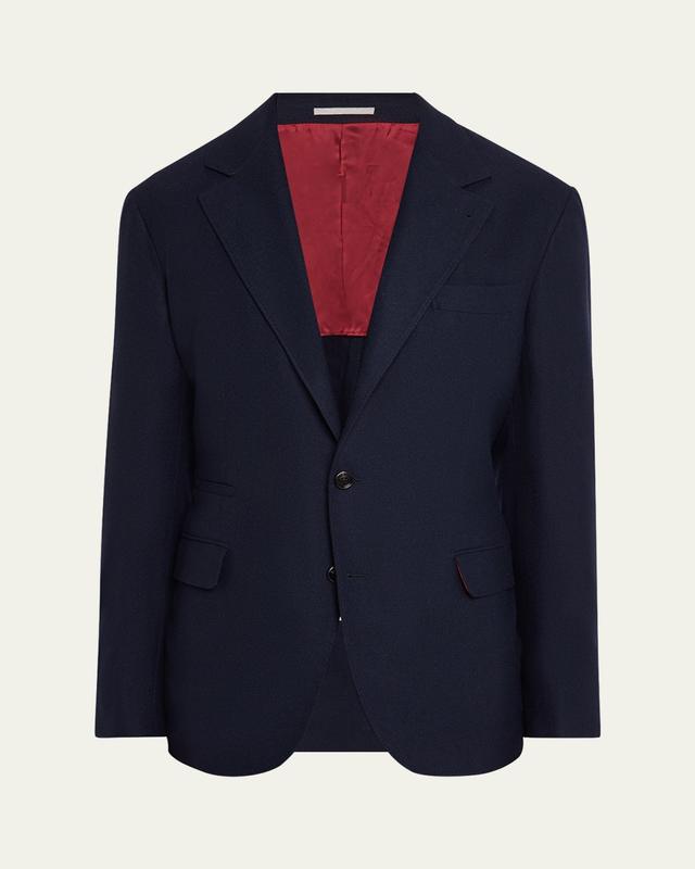 Brunello Cucinelli Men's Cashmere Hopsack Sport Coat