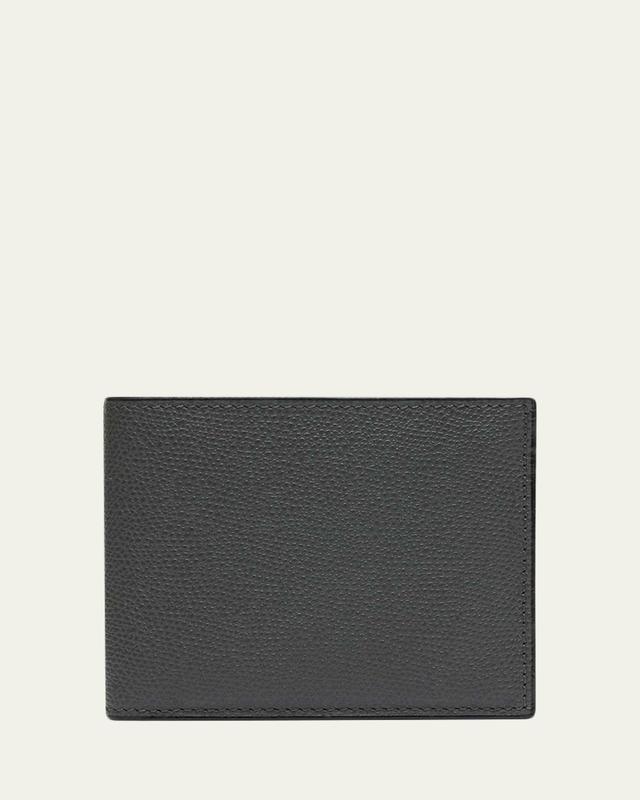 Men's Leather V-Cut Bifold Wallet