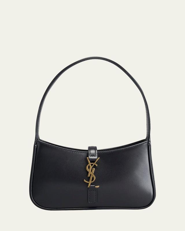 Le 5 A 7 Mini Shoulder Bag in Smooth Leather