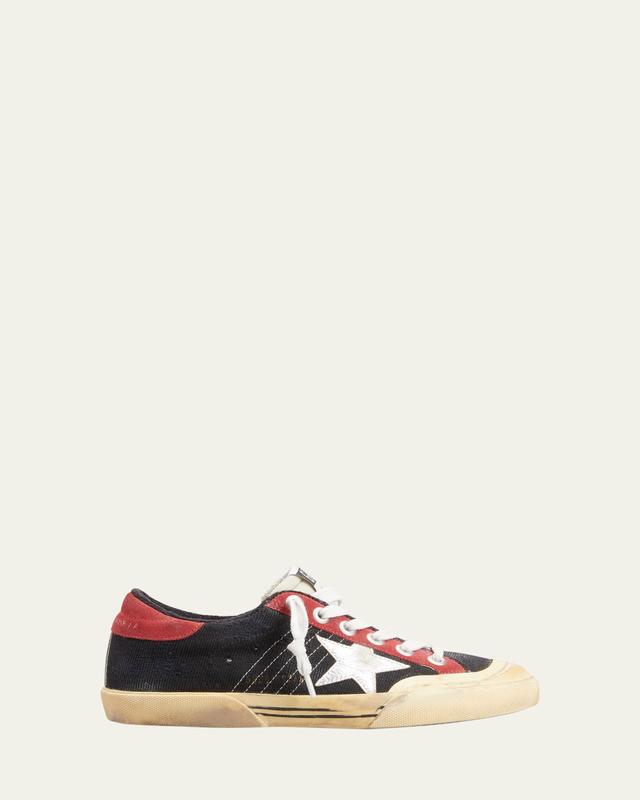 Golden Goose Superstar Mixed Leather Low-Top Sneakers