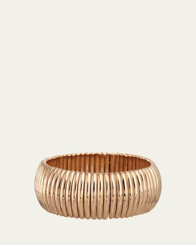 Sidney Garber 18K Yellow Gold Stretch Bracelet