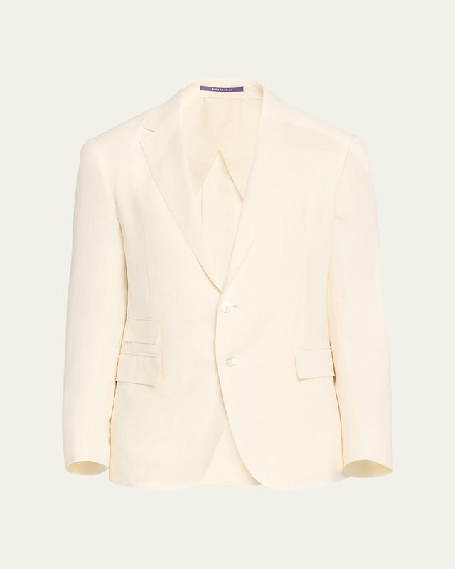 Kent Hand-Tailored Silk-Linen Jacket