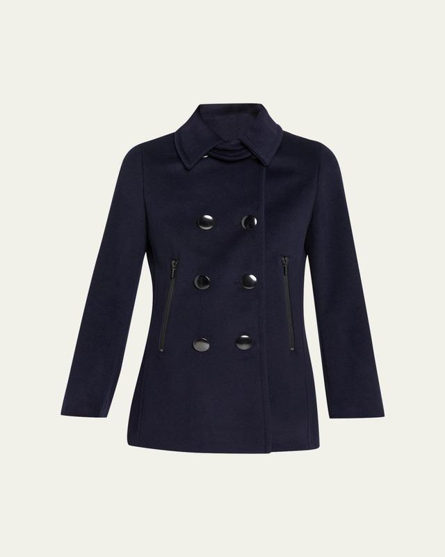 Akris punto Cashmere and Wool-Blend Top Coat