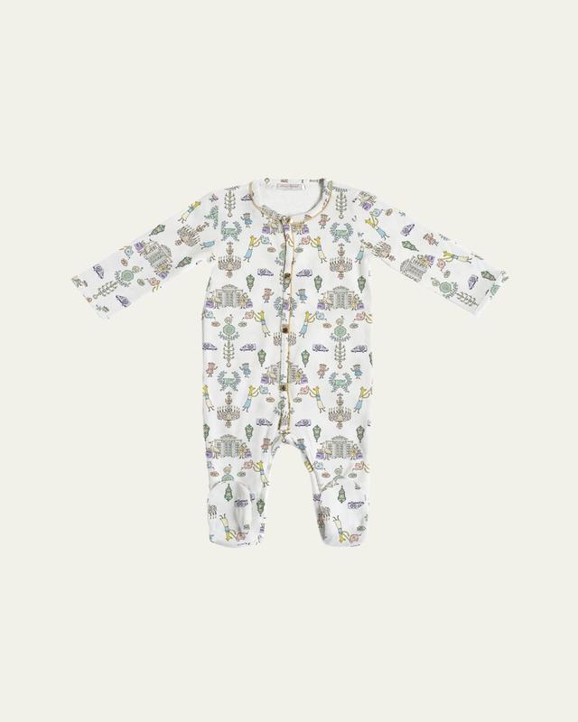 Atelier Choux Kid's Custom Classic Footie Playsuit, Size Newborn-18M