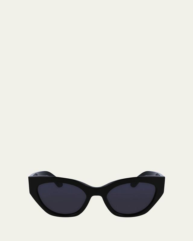 Classic Logo Acetate Cat-Eye Sunglasses