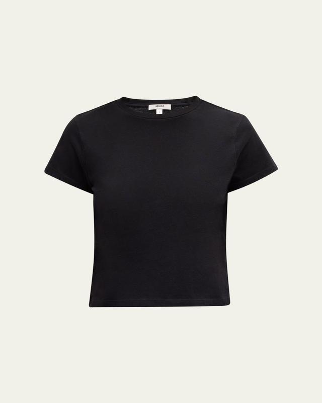 Adine Cropped Short Sleeve Tee