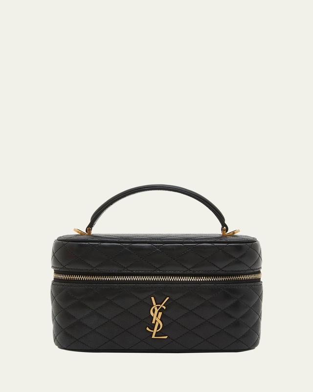 Saint Laurent Gaby Vanity Quilted Leather Bag