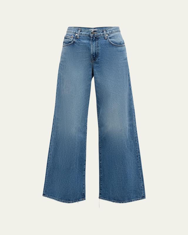 Tiny Dancer Wide-Leg Denim Jeans