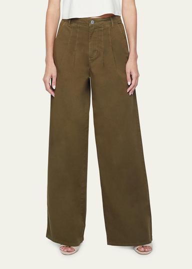 L'Agence Jayce Pleated Wide-Leg Jeans | Thumbnail 5
