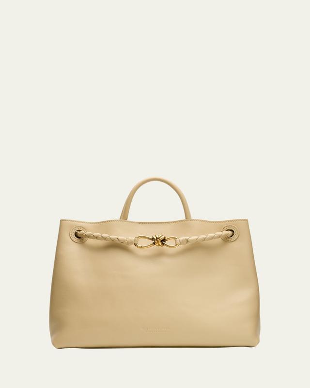Andiamo Medium Leather Tote Bag