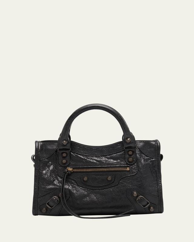 Le City Mini Leather Top-Handle Bag