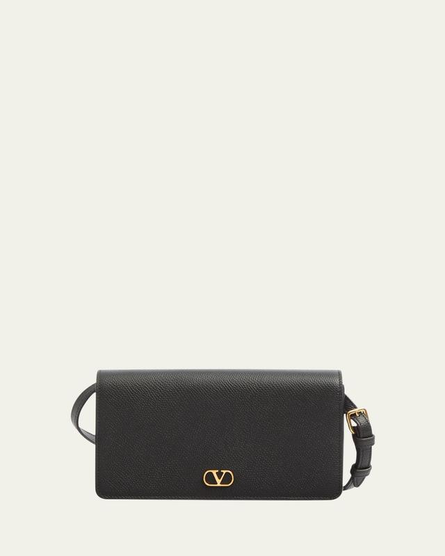 VLOGO Flap Leather Wallet