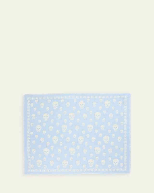 Classic Skull Wool Scarf