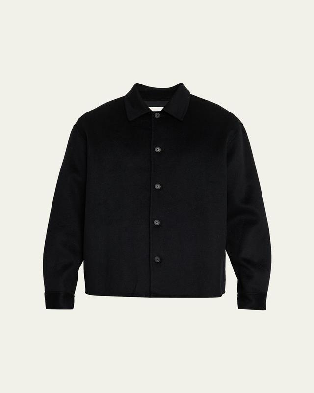 Men's Double-Face Wool Overshirt