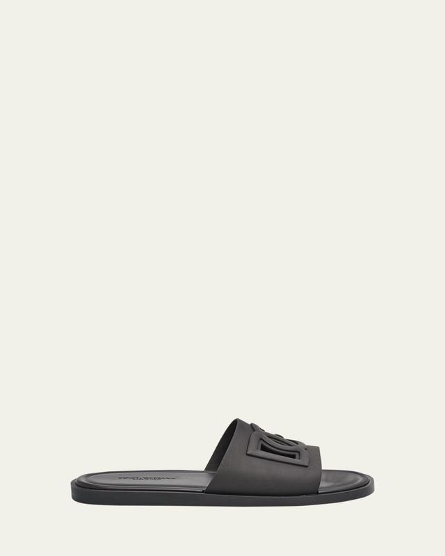 Men's Rubber Beachwear Pool Slides