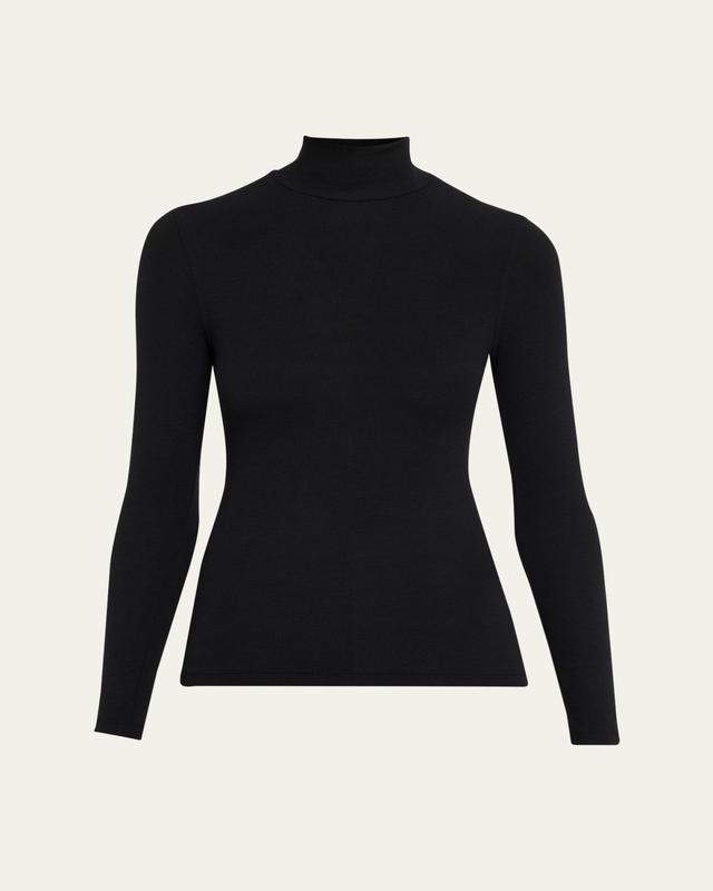 FRAME Ribbed Turtleneck Top