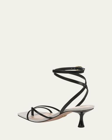 Veronica Beard Caterina Leather Sandals | Thumbnail 3