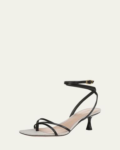 Veronica Beard Caterina Leather Sandals | Thumbnail 4