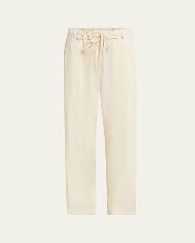 Proenza Schouler White Label Magnus Linen Slub Pants