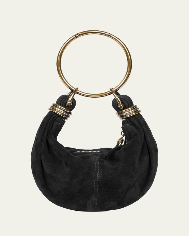 Bracelet Hobo Bag in Suede