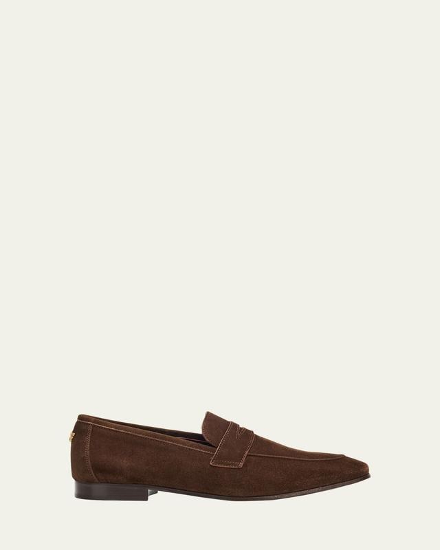 Bougeotte Suede Penny Loafers