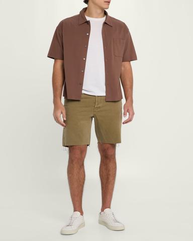 FRAME Men's Relaxed Raw Hem Shorts | Thumbnail 2