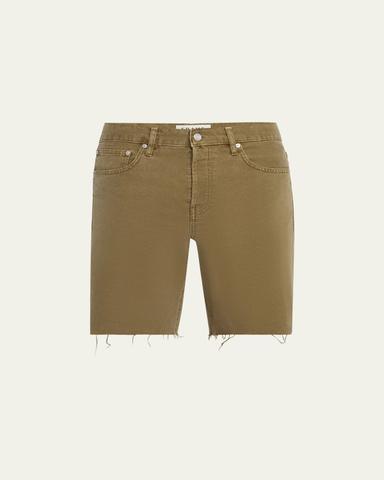 FRAME Men's Relaxed Raw Hem Shorts | Thumbnail 1